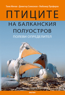 Първа корица на "Птиците на Балканския полуостров"